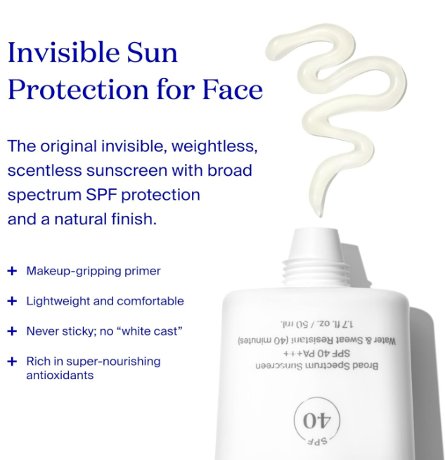 Supergoop! Unseen Sunscreen - SPF 40-1.7 fl oz